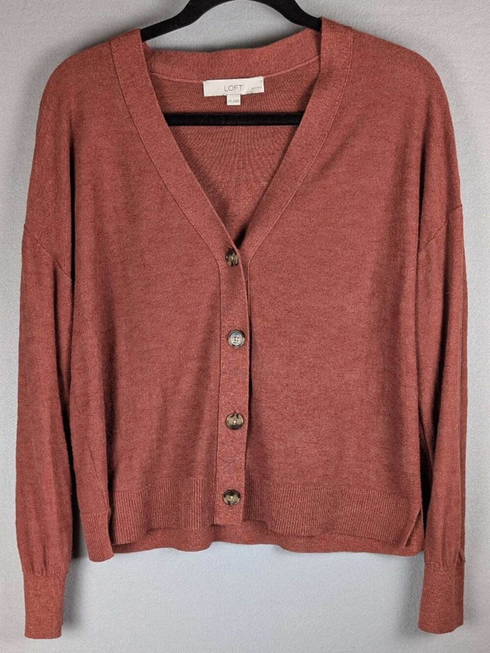 Loft Cardigan V-Neck Sweater Sz. LP